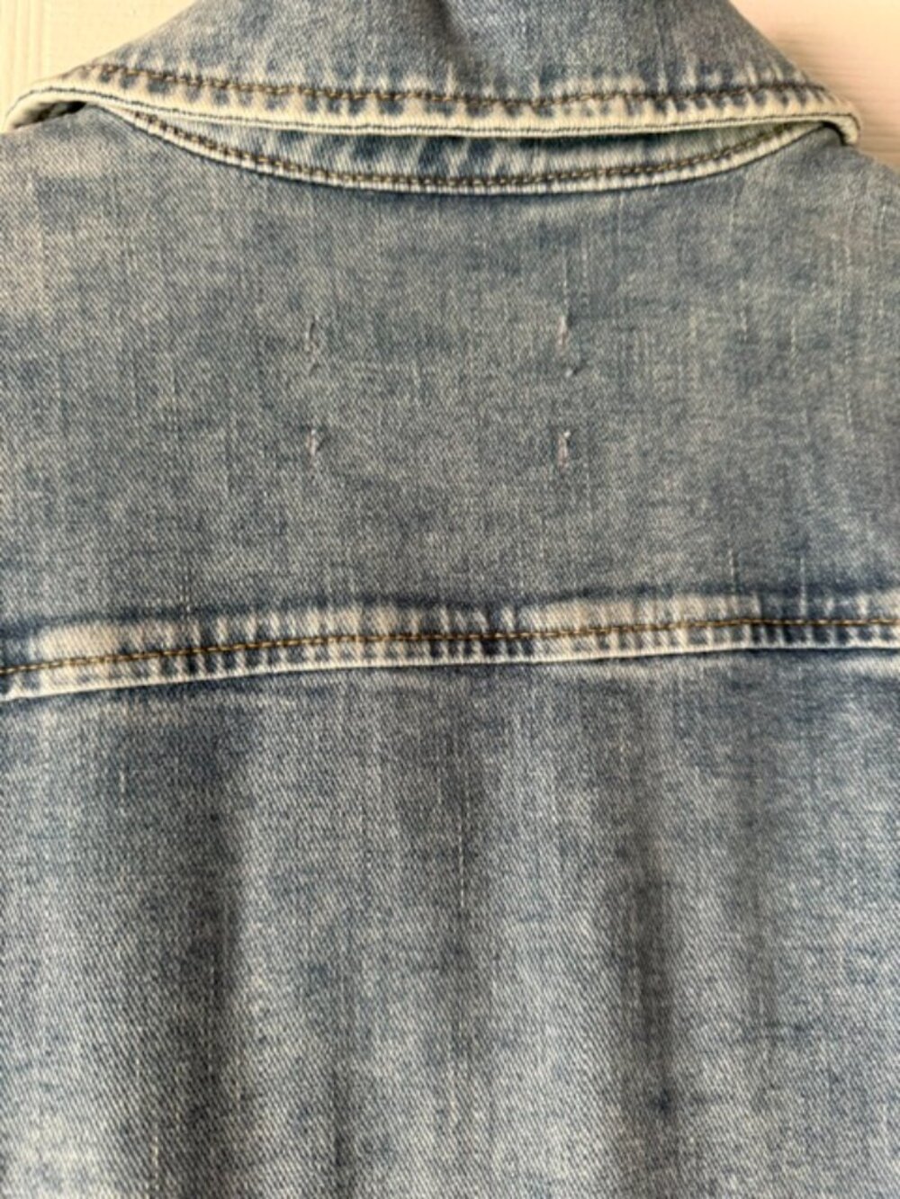 7 for All Mankind Button- Up Midi Denim Dress - Picture 6 of 6